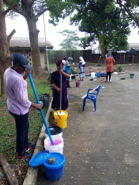 Production Students at Mary Aikenhead Centre Ibadan Nigeria