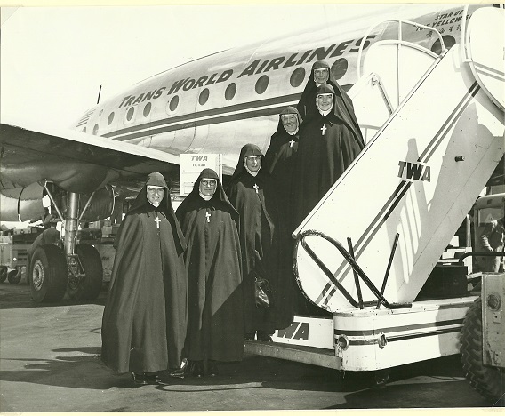 The Religious Sisters arriving in California